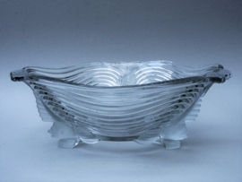Josef Inwald Art Deco glass bowl with fish