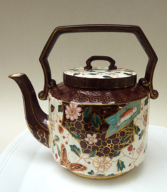 Franse faience Japonisme theepot 19e eeuw