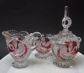 Hofbauer Crystal The Byrdes Collection creamer set