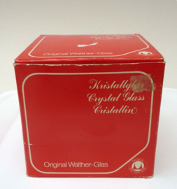 Walther Glas kristallen onderzetters jaren 70