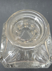 Galway Irish Crystal fan cut whisky decanter 10''