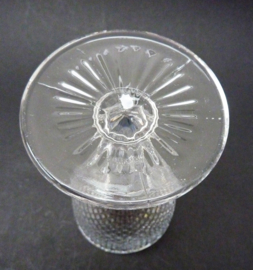 Ivima Diamond Point Clear wine goblet