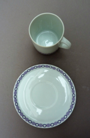 Thomas Form 200 ABC cup with saucer - lilac and purple dots