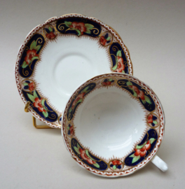 Paragon early star hand painted tea cup with saucer
