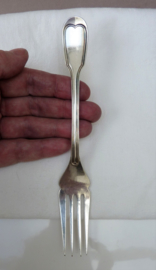 Christofle Chinon silver plated fish fork