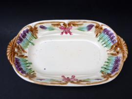 Onnaing France barbotine asparagus serving dish