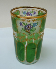 Antique Bohemian ice tea glasses