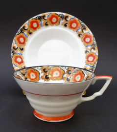 Art Deco cups with saucers