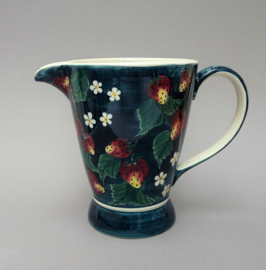 Vics creamware strawberries pitcher