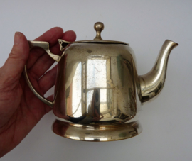 Art Deco style silver plated teapot