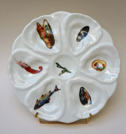 Decors de Paris porcelain oyster plate