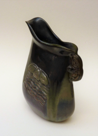 Studio pottery whale tail pitcher