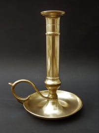 Brass ejector chamberstick 19th century