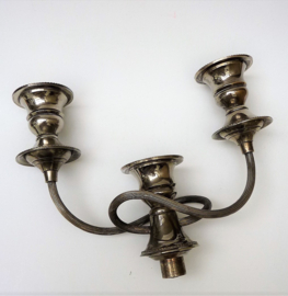Ianthe of England three sconce silverplated candlestick