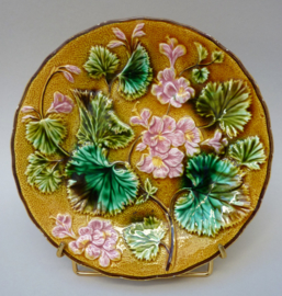 Villeroy Boch Art Nouveau barbotine majolica plate