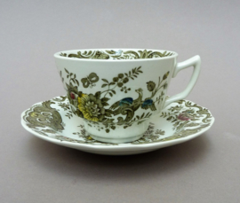 Ridgway Windsor multicolour green cup with saucer