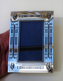 Silver plated Art Deco style picture frame