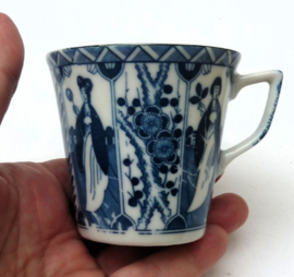 Blue White porcelain Long Eliza coffee cups