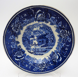 Arabia Landscape Blue deep plate