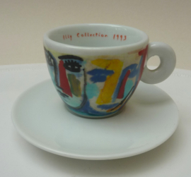 Illy Collection 1993 Sandro Chia Facce Italiane espresso kop 1588