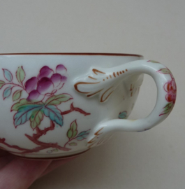 Sarreguemines Minton pattern 252 tea cup with saucer 19th century