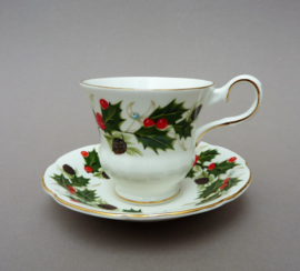 Royal Grafton Noel bone china christmas cup with saucer