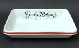 Porcelaine d'Auteuil Bistrot Gratin casserole dish