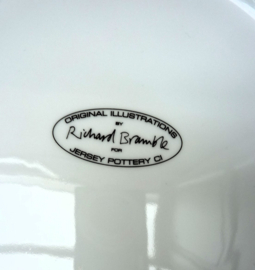Richard Bramble porcelain fish plate Mackerel