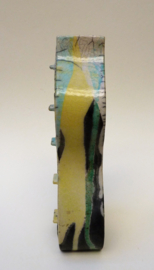 Studio pottery sieradendoosje in jaren 50 stijl