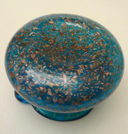 Murano Art Glass amfora vaasje met koper aventurijn