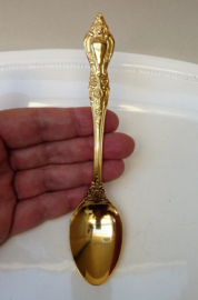 Royal Sealy Japan Hollywood Regency gold plated table spoons