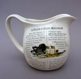 Macallan Whisky pitcher water jug