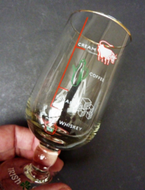 Mid Century Portland Glass Irish Coffee glazen set