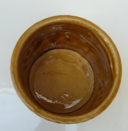 Majolica jampot met deksel