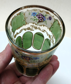 Antique Bohemian ice tea glasses