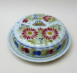 Henriot Quimper faience kaas stolp