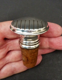 Silver plated Mid Century bottle stopper