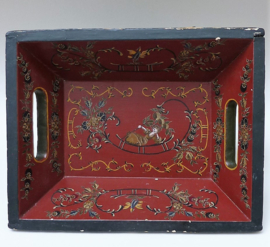 Dutch Hindeloopen Folk Art tray