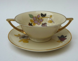 Art Deco bouillon broth cups Pirkenhammer 10882