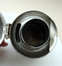 Gero Zilmeta Art Deco RVS kan met deksel