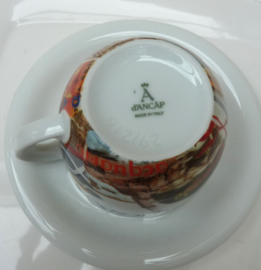 Ancap Edizione 2009 Bella Italia cappuccino cup with saucer Genova