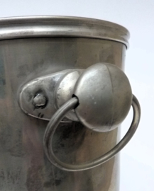 Art Deco aluminium wine bucket