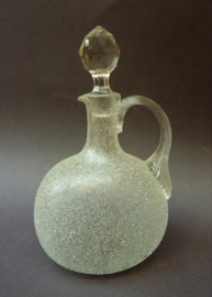 Overshot glass spirit flagon decanter 19th century