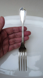 Christofle Chinon antique silver plated table fork