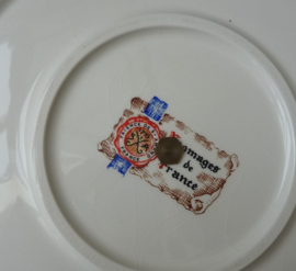 St Amand Fromages de France faience master kaas serveerbord