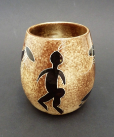 Crescent Studio Pottery mok Tribal Art