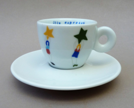 Illy Art Collection 1999 Marco Lodola Tazzine Ballerine espresso cup with saucer nr 5