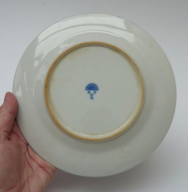 Japanese blue white Sakura Blossom plate 19 cm
