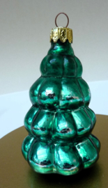 Vintage kerstornament Dennenboom 8 cm