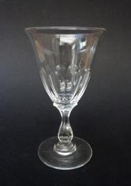 Georgian wine glass tulip bowl baluster stem